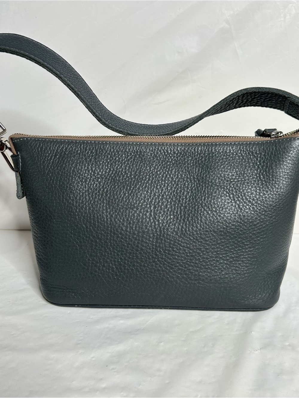 Consuela Keanu Your Way Gray Leather Shoulder Bag - Picture 10 of 12